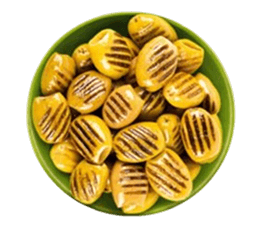 Grilled Green Olives